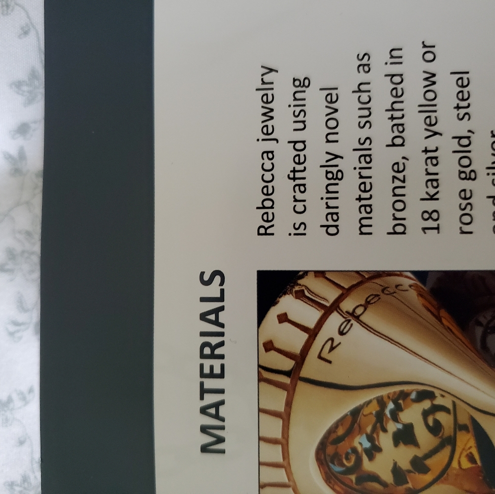 Rebecca Earrings & Necklace Sterling 18k Bronze - Picture 10 of 16